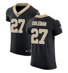 Men's Nike New Orleans Saints #27 Kurt Coleman Black Team Color Vapor Untouchable Elite Player NFL Jersey