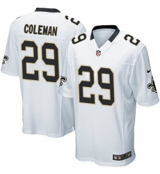 Men's Nike New Orleans Saints #29 Kurt Coleman Game White NFL Jersey