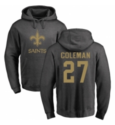 NFL Nike New Orleans Saints #27 Kurt Coleman Ash One Color Pullover Hoodie