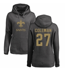 NFL Women's Nike New Orleans Saints #27 Kurt Coleman Ash One Color Pullover Hoodie