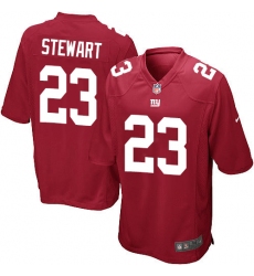 Men's Nike New York Giants #23 Jonathan Stewart Game Red Alternate NFL Jersey