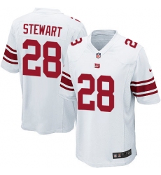 Men's Nike New York Giants #28 Jonathan Stewart Game White NFL Jersey