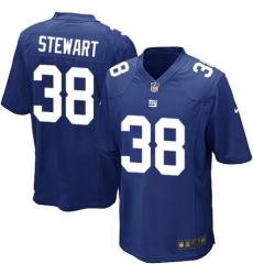 Men's Nike New York Giants #38 Jonathan Stewart Game Royal Blue Team Color NFL Jersey