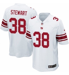 Men's Nike New York Giants #38 Jonathan Stewart Game White NFL Jersey