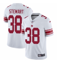 Men's Nike New York Giants #38 Jonathan Stewart White Vapor Untouchable Limited Player NFL Jersey