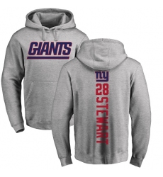 NFL Nike New York Giants #28 Jonathan Stewart Ash Backer Pullover Hoodie