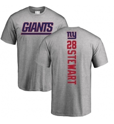 NFL Nike New York Giants #28 Jonathan Stewart Ash Backer T-Shirt