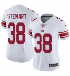 Women's Nike New York Giants #38 Jonathan Stewart White Vapor Untouchable Elite Player NFL Jersey