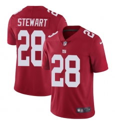 Youth Nike New York Giants #28 Jonathan Stewart Red Alternate Vapor Untouchable Limited Player NFL Jersey