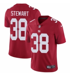 Youth Nike New York Giants #38 Jonathan Stewart Red Alternate Vapor Untouchable Elite Player NFL Jersey