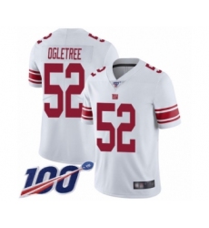 Men's New York Giants #52 Alec Ogletree White Vapor Untouchable Limited Player 100th Season Football Jersey