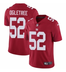 Men's Nike New York Giants #52 Alec Ogletree Red Alternate Vapor Untouchable Limited Player NFL Jersey