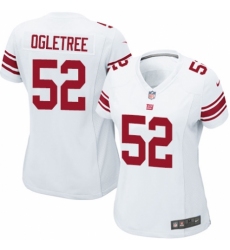 Women's Nike New York Giants #52 Alec Ogletree Game White NFL Jersey