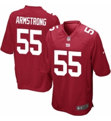 Men's Nike New York Giants #55 Ray-Ray Armstrong Game Red Alternate NFL Jersey