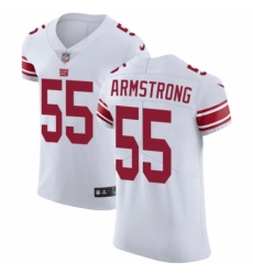 Men's Nike New York Giants #55 Ray-Ray Armstrong White Vapor Untouchable Elite Player NFL Jersey