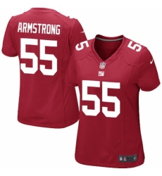 Women's Nike New York Giants #55 Ray-Ray Armstrong Game Red Alternate NFL Jersey