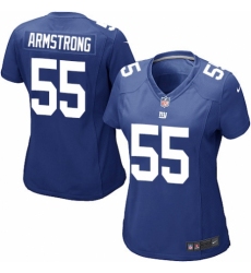 Women's Nike New York Giants #55 Ray-Ray Armstrong Game Royal Blue Team Color NFL Jersey