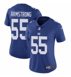 Women's Nike New York Giants #55 Ray-Ray Armstrong Royal Blue Team Color Vapor Untouchable Elite Player NFL Jersey