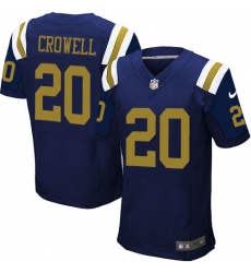 Men's Nike New York Jets #20 Isaiah Crowell Game White NFL Jersey