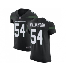 Men's New York Jets #54 Avery Williamson Black Alternate Vapor Untouchable Elite Player Football Jersey