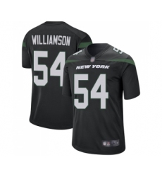 Men's New York Jets #54 Avery Williamson Game Black Alternate Football Jersey