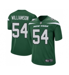 Men's New York Jets #54 Avery Williamson Game Green Team Color Football Jersey