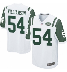 Men's Nike New York Jets #54 Avery Williamson Game White NFL Jersey