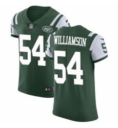 Men's Nike New York Jets #54 Avery Williamson Green Team Color Vapor Untouchable Elite Player NFL Jersey