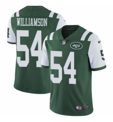 Men's Nike New York Jets #54 Avery Williamson Green Team Color Vapor Untouchable Limited Player NFL Jersey