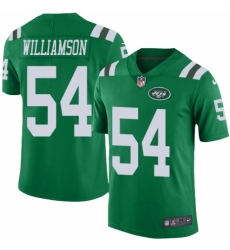 Men's Nike New York Jets #54 Avery Williamson Limited Green Rush Vapor Untouchable NFL Jersey