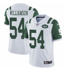Men's Nike New York Jets #54 Avery Williamson White Vapor Untouchable Limited Player NFL Jersey