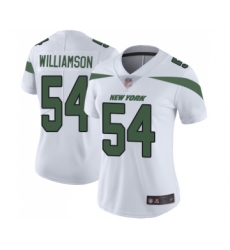 Women's New York Jets #54 Avery Williamson White Vapor Untouchable Limited Player Football Jersey