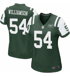 Women's Nike New York Jets #54 Avery Williamson Game Green Team Color NFL Jersey