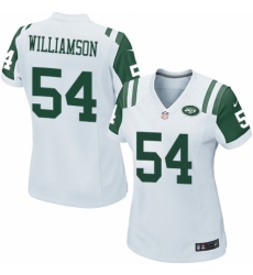 Women's Nike New York Jets #54 Avery Williamson Game White NFL Jersey