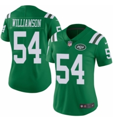 Women's Nike New York Jets #54 Avery Williamson Limited Green Rush Vapor Untouchable NFL Jersey