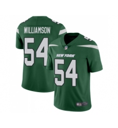 Youth New York Jets #54 Avery Williamson Green Team Color Vapor Untouchable Limited Player Football Jersey