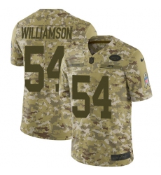 Youth Nike New York Jets #54 Avery Williamson Limited Camo 2018 Salute to Service NFL Jersey