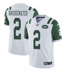 Youth Nike New York Jets #2 Teddy Bridgewater White Vapor Untouchable Elite Player NFL Jersey