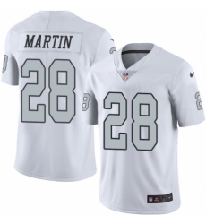 Youth Nike Oakland Raiders #28 Doug Martin Limited White Rush Vapor Untouchable NFL Jersey