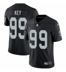 Men's Nike Oakland Raiders #99 Arden Key Black Team Color Vapor Untouchable Limited Player NFL Jersey