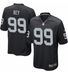 Men's Nike Oakland Raiders #99 Arden Key Game Black Team Color NFL Jersey