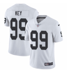 Men's Nike Oakland Raiders #99 Arden Key White Vapor Untouchable Limited Player NFL Jersey