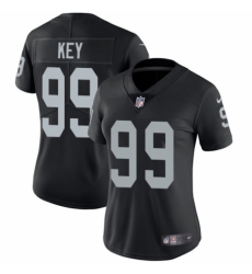 Women's Nike Oakland Raiders #99 Arden Key Black Team Color Vapor Untouchable Elite Player NFL Jersey