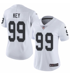 Women's Nike Oakland Raiders #99 Arden Key White Vapor Untouchable Limited Player NFL Jersey