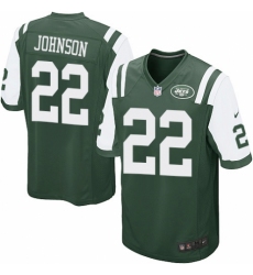 Men's Nike New York Jets #22 Trumaine Johnson Game Green Team Color NFL Jersey