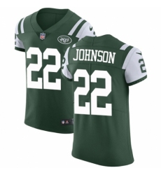 Men's Nike New York Jets #22 Trumaine Johnson Green Team Color Vapor Untouchable Elite Player NFL Jersey