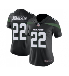 Women's New York Jets #22 Trumaine Johnson Black Alternate Vapor Untouchable Limited Player Football Jersey