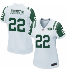 Women's Nike New York Jets #22 Trumaine Johnson Game White NFL Jersey