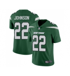 Youth New York Jets #22 Trumaine Johnson Green Team Color Vapor Untouchable Limited Player Football Jersey