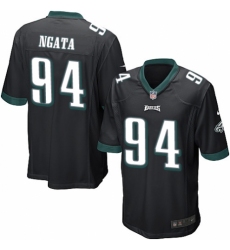 Men's Nike Philadelphia Eagles #94 Haloti Ngata Game Black Alternate NFL Jersey